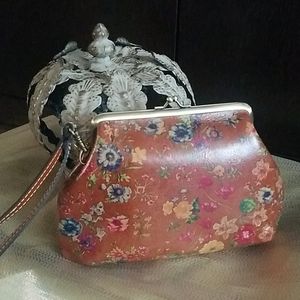Patrica Nash Floral wristlet